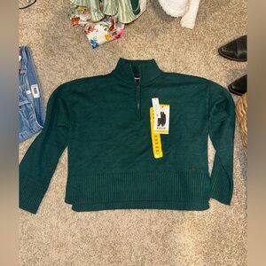 DKNY Deep Green Turtleneck Sweater